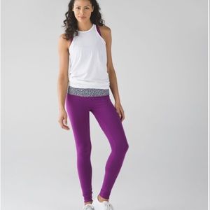 Lululemon Wunder Under leggings reversible